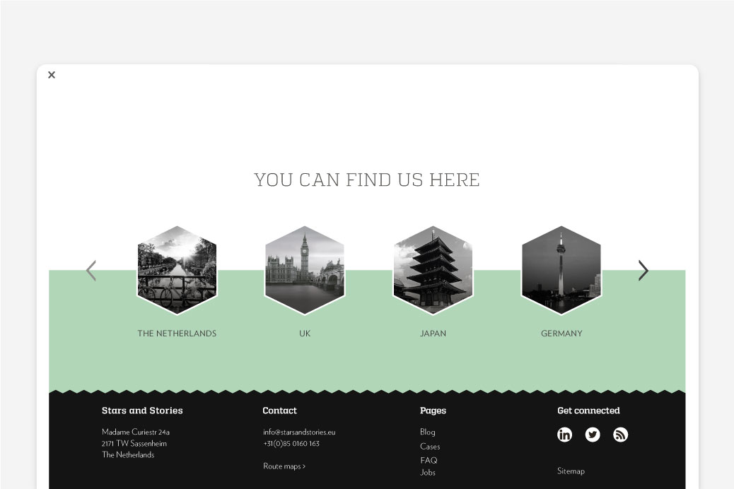 webdesign stars and stories desktop